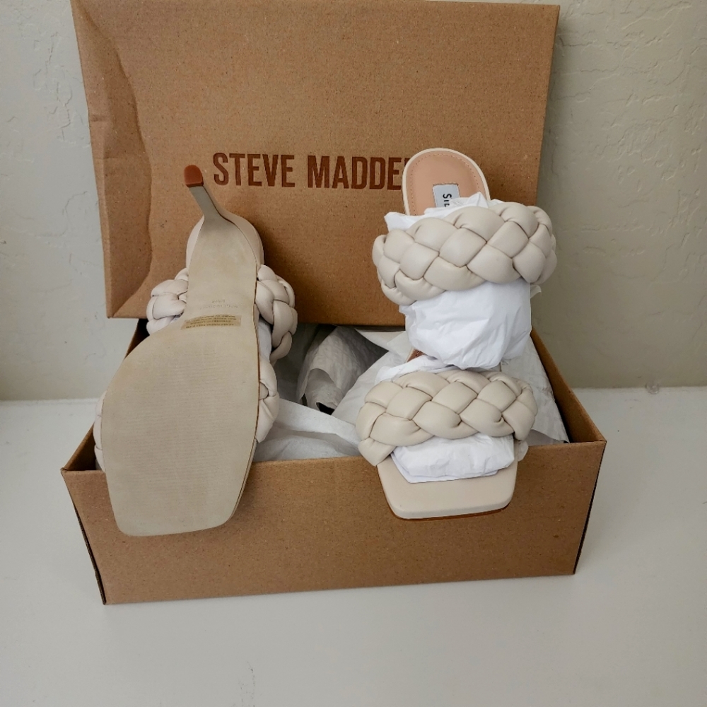 STEVE MADDEN, 8.5. Off- White (Cream)
